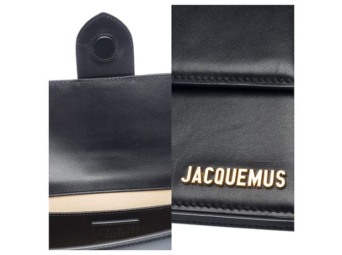 Borsa JACQUEMUS Le Bambino in Pelle Nera - 103415 Nero - vista 7
