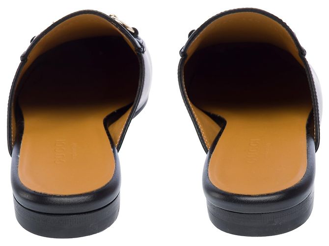 Scarpa GUCCI Princetown in Pelle Nera - 103414 Nero - vista 7
