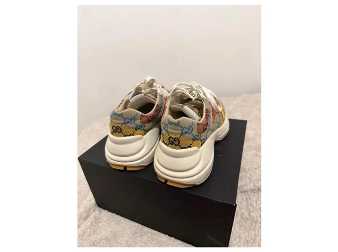 Sneakers Bassi Gucci GG Supreme Multicolori - vista 3