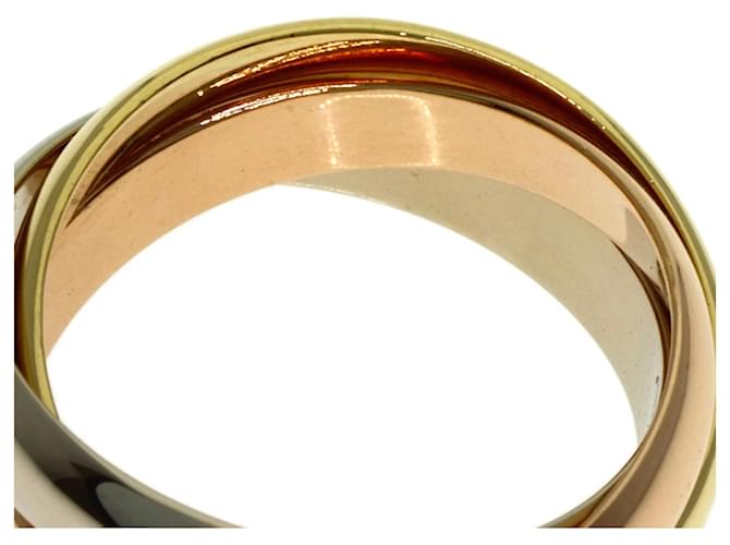 Cartier Trinity Ring #50 Pink Weiß Gelb - Ansicht 6