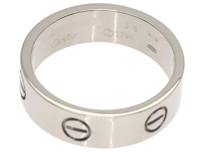 Cartier Love Band Ring aus 18K Weißgold - Ansicht 4
