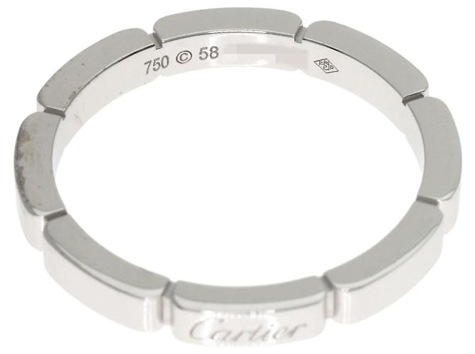 Anello Cartier Maillon Panthère #58 in oro bianco 18K - vista 4