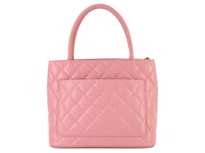 Classique Sac à main Médaillon Chanel Rose - vue 3