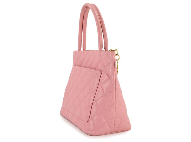 Classique Sac à main Médaillon Chanel Rose - vue 4