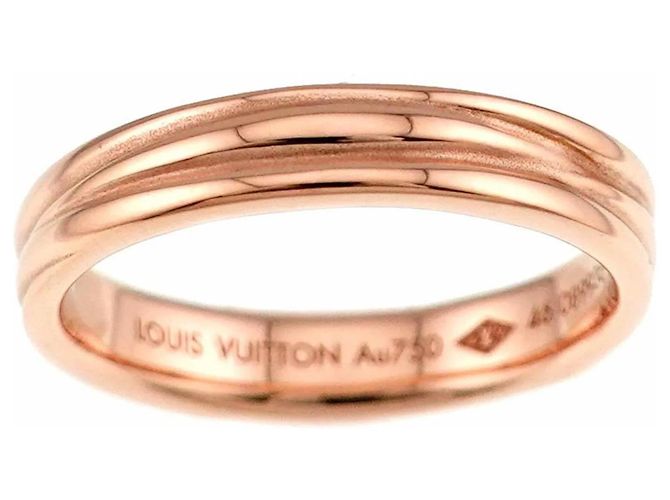 Anello Alliance Epi Louis Vuitton in oro rosa 18K - vista 2