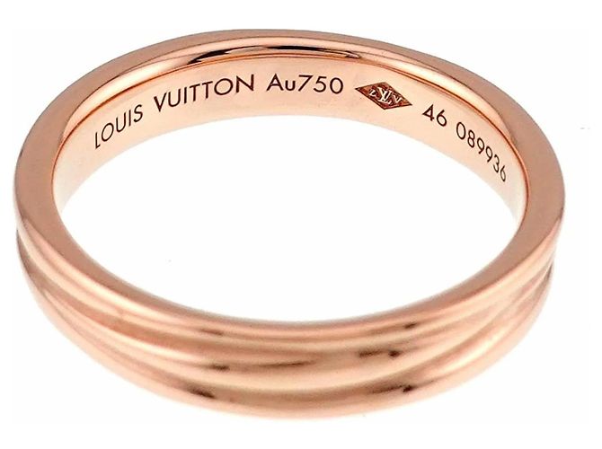 Anello Alliance Epi Louis Vuitton in oro rosa 18K - vista 3