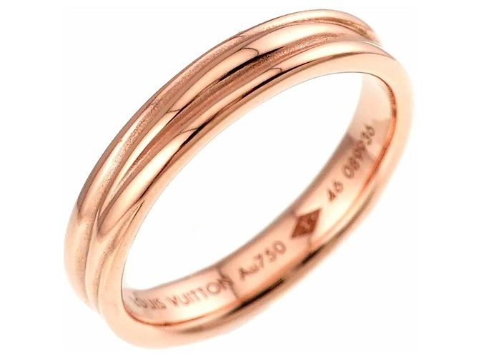 Anello Alliance Epi Louis Vuitton in oro rosa 18K - vista 5
