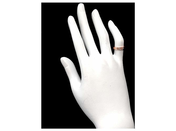 Anello Alliance Epi Louis Vuitton in oro rosa 18K - vista 7