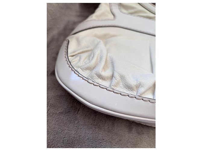 Bolsa de couro branca com fivela Gucci Branco - vista 11
