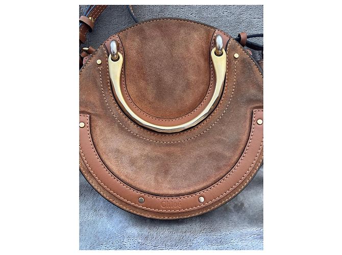 Chloé Bolsa Chloe Pixie em Couro e Camurça - vista 3