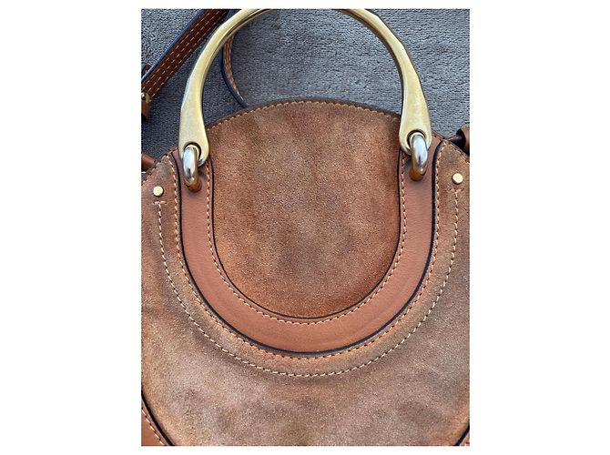 Chloé Bolsa Chloe Pixie em Couro e Camurça - vista 4