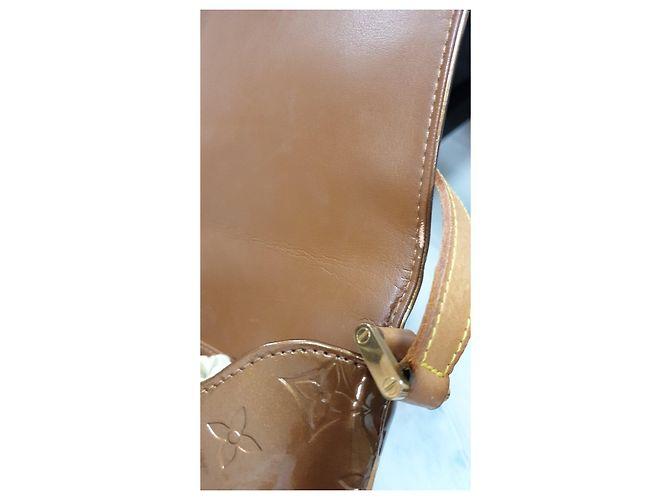 Borsa a spalla Thompson Street in vernice marrone Louis Vuitton usata - vista 11