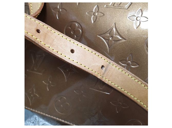 Borsa a spalla Thompson Street in vernice marrone Louis Vuitton usata - vista 13
