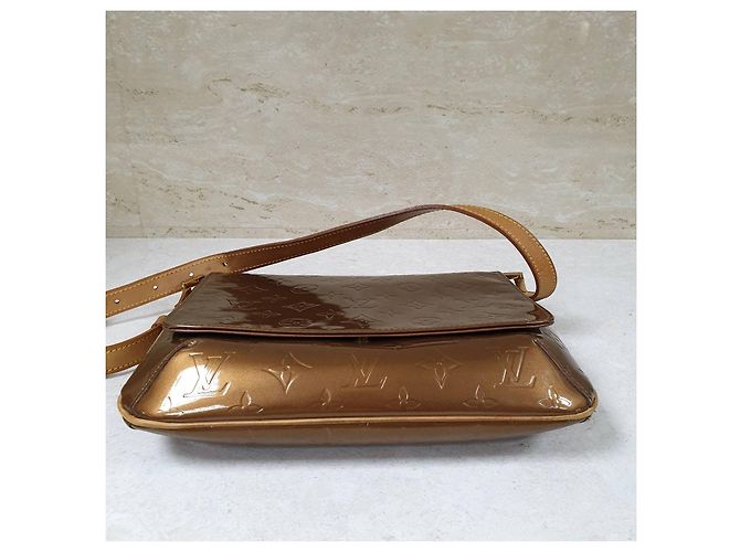 Borsa a spalla Thompson Street in vernice marrone Louis Vuitton usata - vista 5