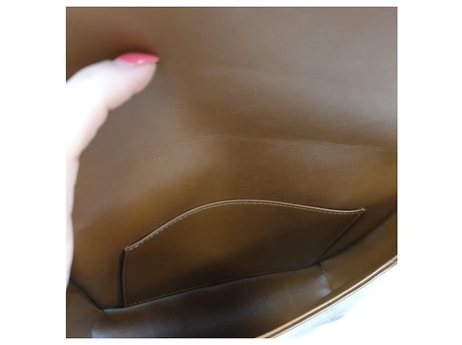 Borsa a spalla Thompson Street in vernice marrone Louis Vuitton usata - vista 6