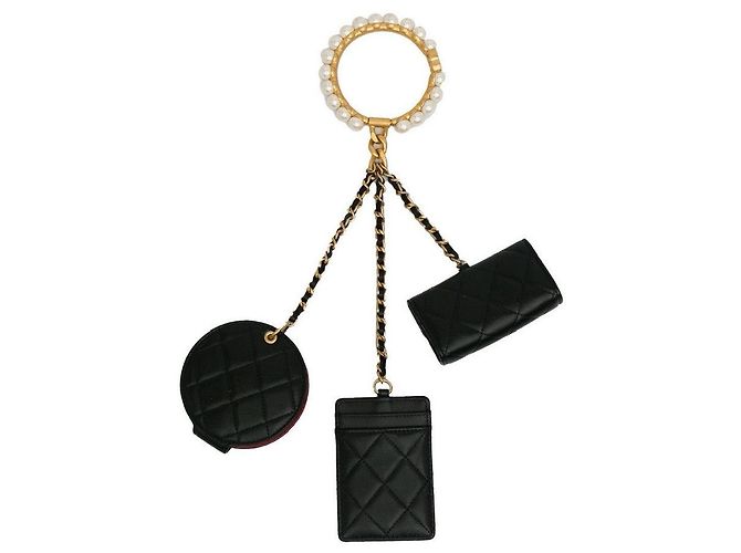 Chanel 2021 Bracciale in Perle Corona Cc Multi Pochette Borsa Usata - vista 11