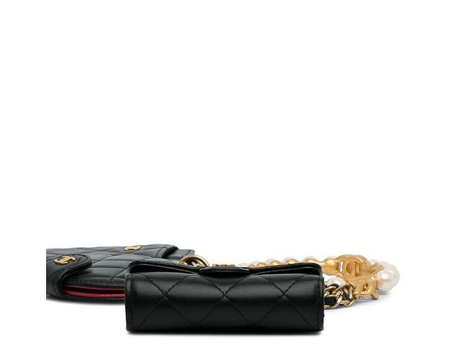 Chanel 2021 Bracciale in Perle Corona Cc Multi Pochette Borsa Usata - vista 4