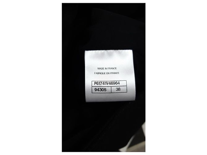 CHANEL 19A Black Wool Jacket Blazer  Sz.38 Pre-Owned - view 5