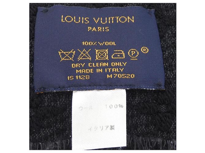 Klassischer Monogramm-Schal von Louis Vuitton Schwarz - Ansicht 3