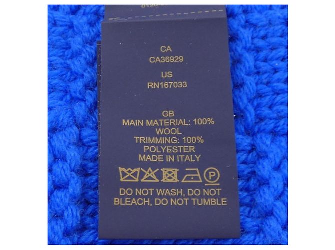 Snug Schal Damier Heritage Louis Vuitton Blau - Ansicht 3