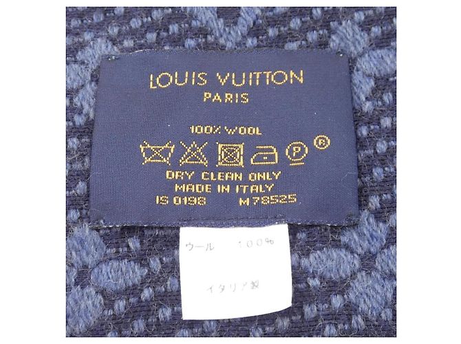 Louis Vuitton Monogram Classic Scarf Navy blue - view 3