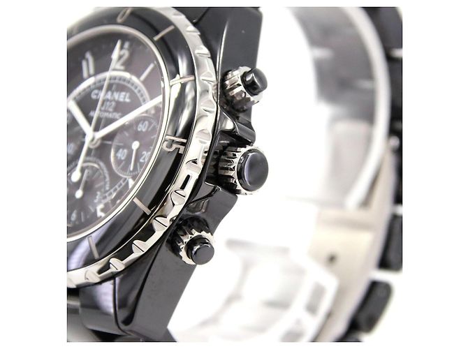 Chanel J12 Chronograph Ceramic Watch - view 3