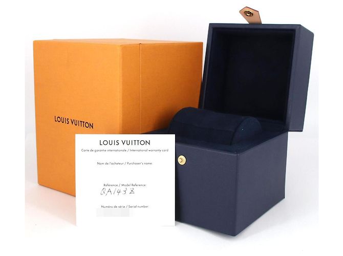 Louis Vuitton Tambour Slim Schwarze Quarz-Uhr - Ansicht 8