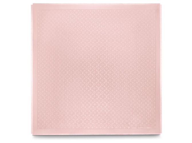 Louis Vuitton Monogram Classic Schal Rosa Seide Pink - Ansicht 2