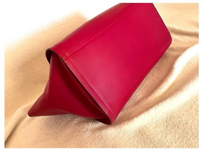Borsa a mano Gerard Darel Visconti in pelle fucsia Fuschia - vista 7