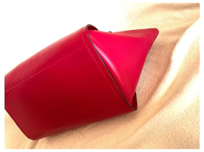Borsa a mano Gerard Darel Visconti in pelle fucsia Fuschia - vista 8