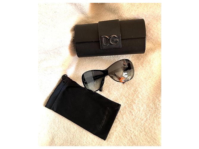 Gafas de sol Dolce & Gabbana DG 2033 Negras Acetato Oversized Negro - vista 2