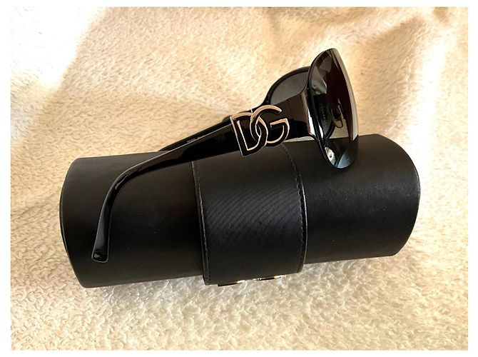 Gafas de sol Dolce & Gabbana DG 2033 Negras Acetato Oversized Negro - vista 3