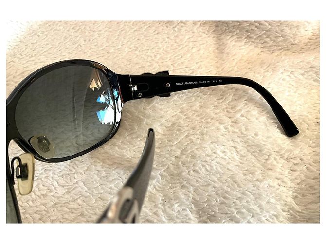 Gafas de sol Dolce & Gabbana DG 2033 Negras Acetato Oversized Negro - vista 4