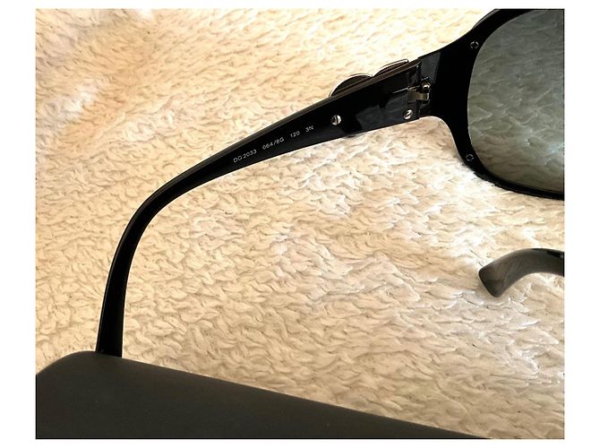 Gafas de sol Dolce & Gabbana DG 2033 Negras Acetato Oversized Negro - vista 5