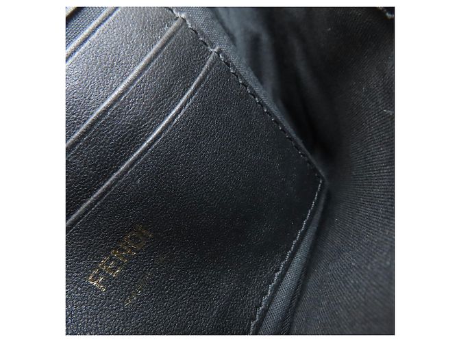 Borsa a Spalla Fendi Chain Nero - vista 12
