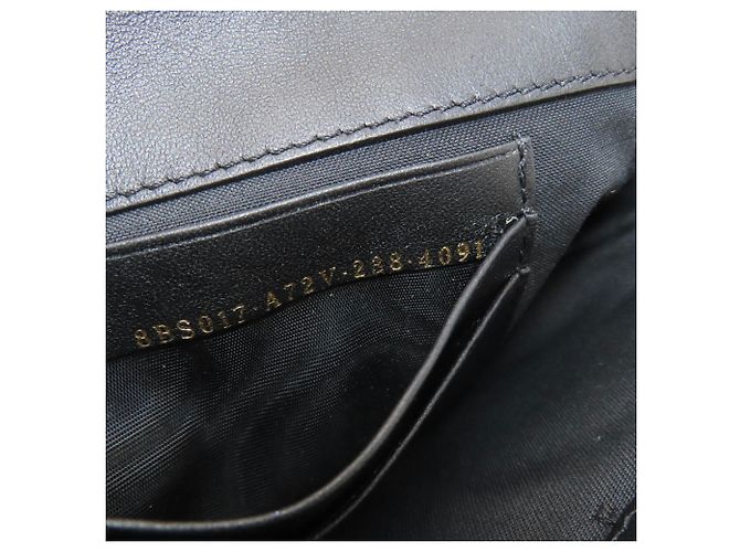 Borsa a Spalla Fendi Chain Nero - vista 7