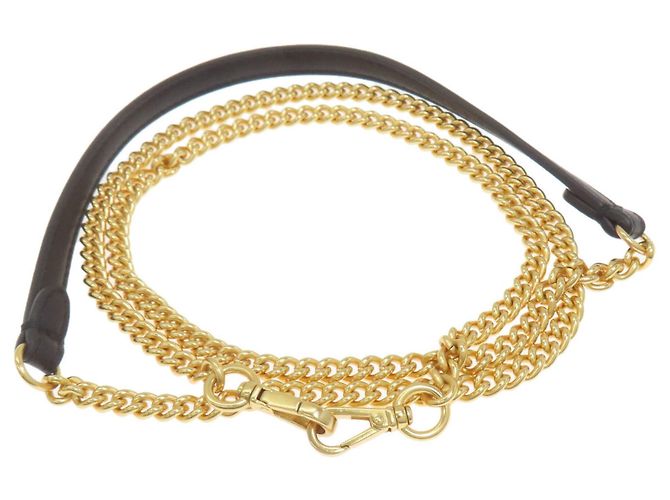 Borsa a Spalla Fendi Chain Nero - vista 9