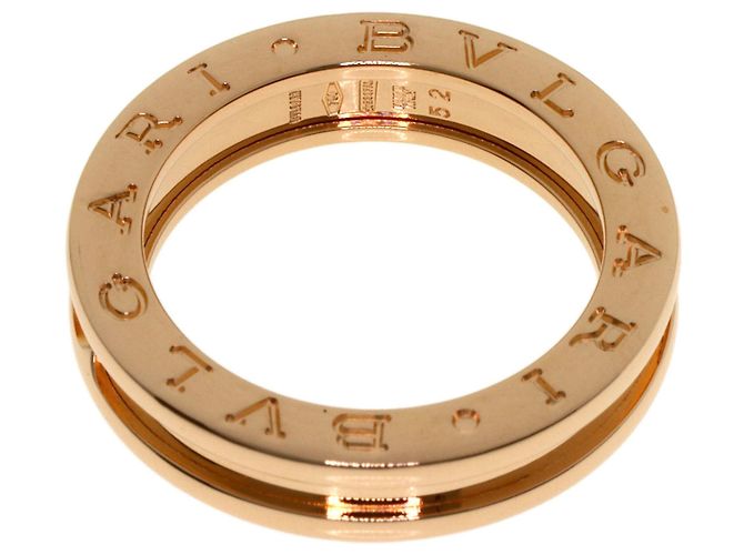 Bulgari Anello Bvlgari B-zero1 in oro rosa 18K - vista 4