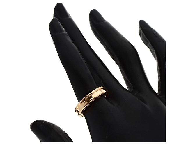 Bulgari Anello Bvlgari B-zero1 in oro rosa 18K - vista 5
