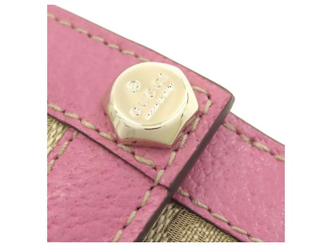 Billetera bi-fold GG 154119 de Gucci Castaño Rosa - vista 13