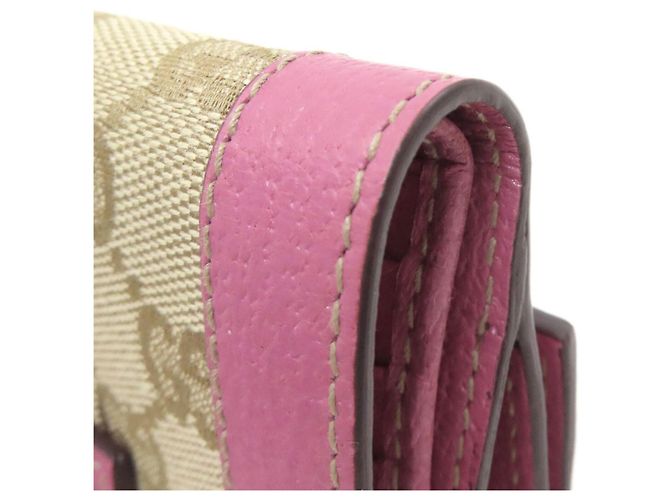 Billetera bi-fold GG 154119 de Gucci Castaño Rosa - vista 17