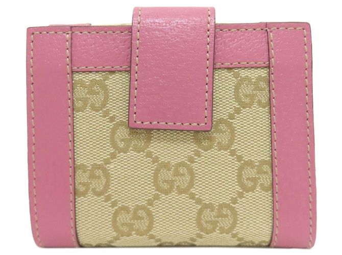 Billetera bi-fold GG 154119 de Gucci Castaño Rosa - vista 2