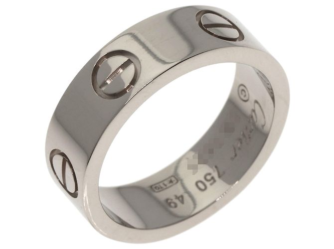 Anello Love Cartier in oro bianco 18K - vista 2