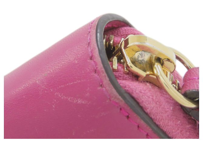 Cartera larga de cuero rosa Gucci - vista 19