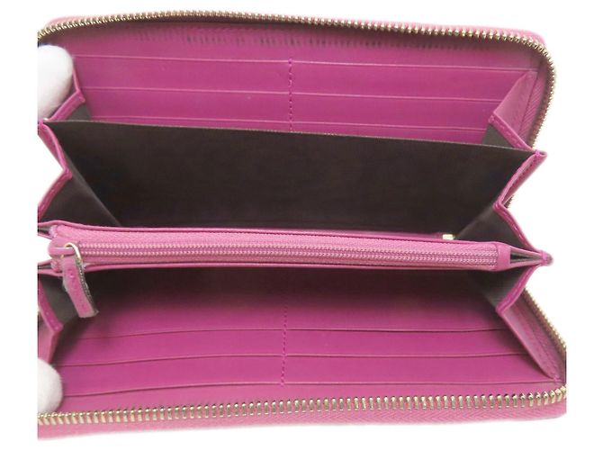 Cartera larga de cuero rosa Gucci - vista 4