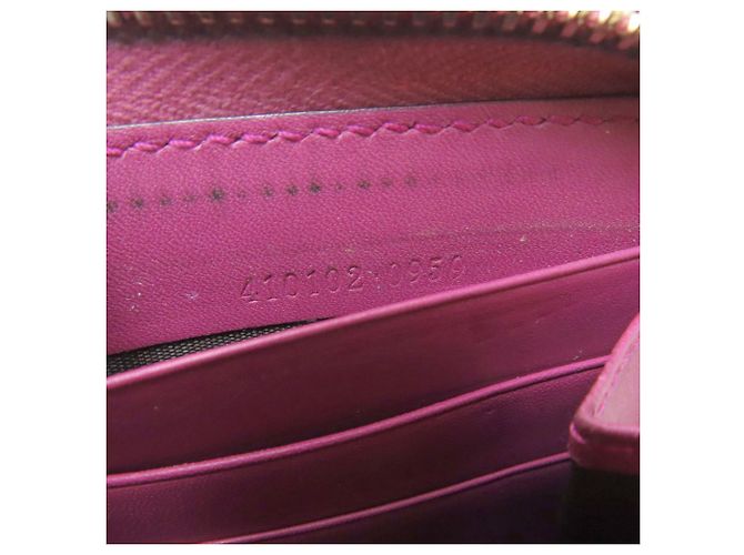 Cartera larga de cuero rosa Gucci - vista 7