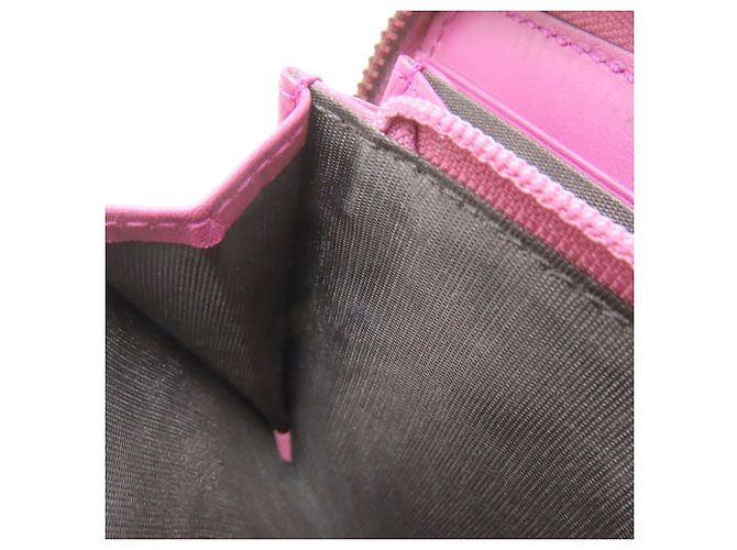 Cartera larga de cuero rosa Gucci - vista 8