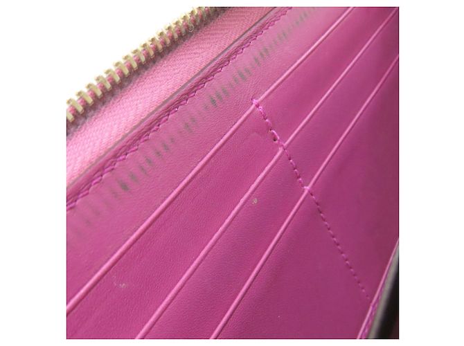 Cartera larga de cuero rosa Gucci - vista 9