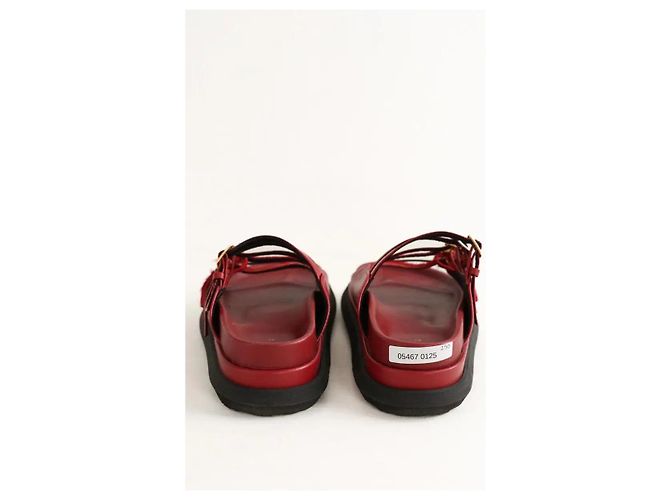 Sacai Sandali rossi - vista 2