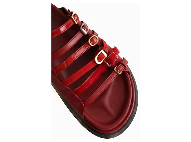 Sacai Sandali rossi - vista 4